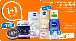 Trekpleister Nivea gezichtsverzorging en reiniging aanbieding