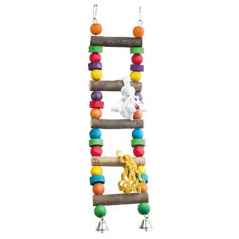 Pets Place Keddoc Vogelspeelgoed Hanging Bridge - Vogelspeelgoed - 50x13x5 cm Multi-Color aanbieding