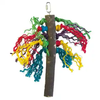 Pets Place Keddoc Vogelspeelgoed Fun Perch - Vogelspeelgoed - 34x27x5 cm Multi-Color aanbieding