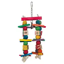 Pets Place Keddoc Vogelspeelgoed Schoolday - Vogelspeelgoed - 25x9x5 cm Multi-Color aanbieding