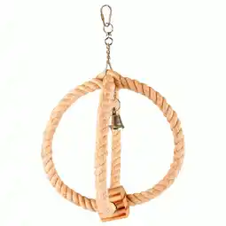 Pets Place Flamingo Vogelspeelgoed Bbq Kozmo - Vogelspeelgoed - 19x16x30.5 cm Beige Natural aanbieding