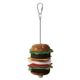 Pets Place Keddoc Vogelspeelgoed Tasty Burger - Vogelspeelgoed - 22x6x6 cm Multi-Color aanbieding