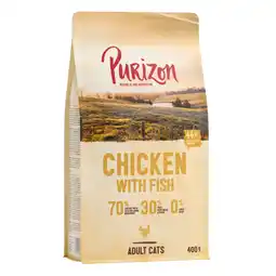 Zooplus 2 x 400 g Purizon Kattendroogvoer voor een probeerprijs! - Adult Kip & Vis aanbieding