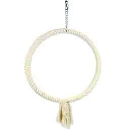 Pets Place Homestyle Vogelspeelgoed Touwring - Vogelspeelgoed - 40x40 cm aanbieding