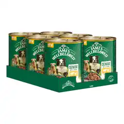 Zooplus Dubbelpak: 12x800g James Wellbeloved Senior Dog Hypoallergenic Lam Kip nat hondenvoer aanbieding