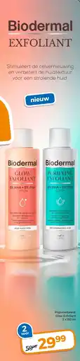 Trekpleister Biodermal exfoliant aanbieding