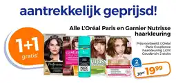 Trekpleister Alle l'oréal paris en garnier nutrisse haarkleuring aanbieding