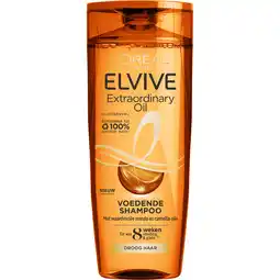 Jumbo L'Oréal Paris Elvive Extraordinary Oil Voedende Shampoo 250 ml aanbieding