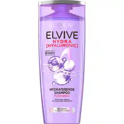 Jumbo L'Oréal Paris Elvive Hydraterende Shampoo Hyaluronzuur 250 ml aanbieding