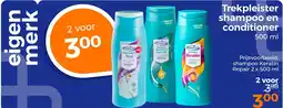 Trekpleister Trekpleister shampoo en conditioner aanbieding