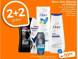 Trekpleister Dove, Axe, Rexona en Zwitsal aanbieding