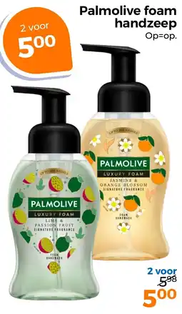 Trekpleister Palmolive foam handzeep aanbieding