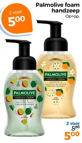 Trekpleister Palmolive foam handzeep aanbieding