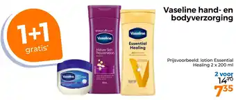 Trekpleister Vaseline hand en bodyverzorging aanbieding