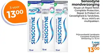 Trekpleister Sensodyne mondverzorging aanbieding