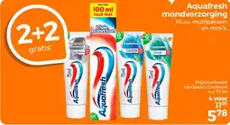 Trekpleister Aquafresh mondverzorging aanbieding