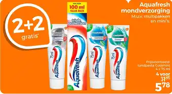 Trekpleister Aquafresh mondverzorging aanbieding