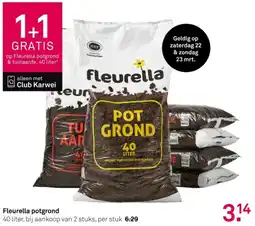 Karwei Fleurella potgrond aanbieding