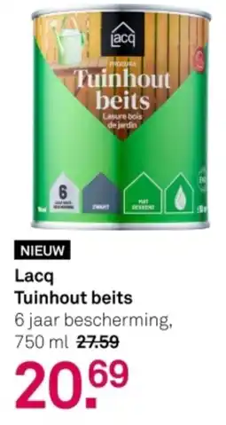 Karwei Lacq Tuinhout beits aanbieding