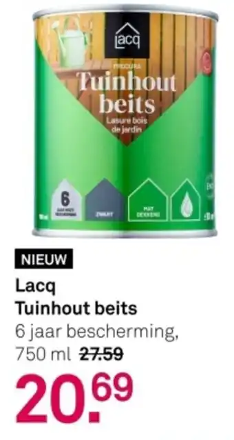 Karwei Lacq Tuinhout beits aanbieding