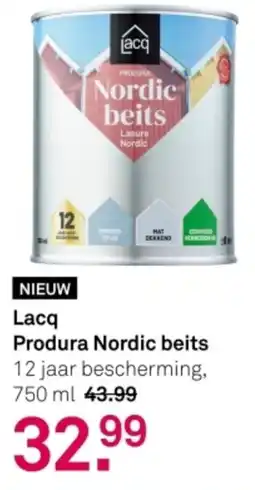 Karwei Lacq Produra Nordic beits aanbieding