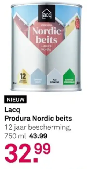 Karwei Lacq Produra Nordic beits aanbieding