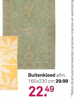 Karwei Buitenkleed aanbieding