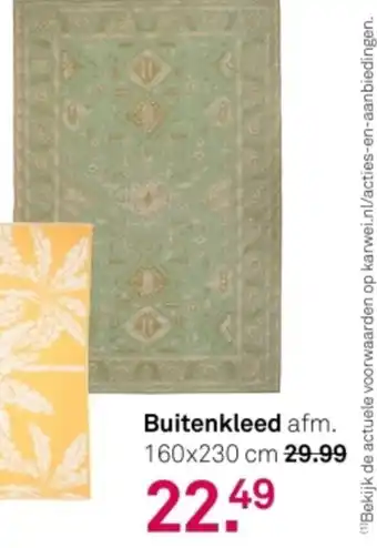 Karwei Buitenkleed aanbieding