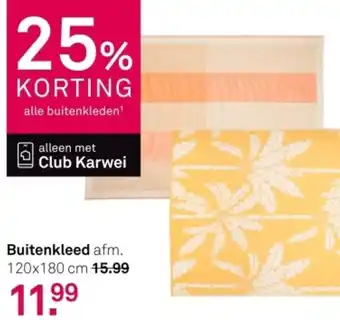 Karwei Buitenkleed aanbieding