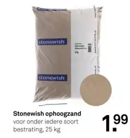 Karwei Stonewish ophoogzand aanbieding