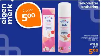 Trekpleister Trekpleister ontharing aanbieding