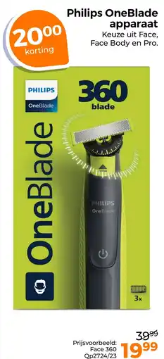 Trekpleister Philips OneBlade apparaat aanbieding