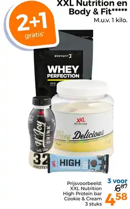 Trekpleister XXL Nutrition en Body & Fit aanbieding