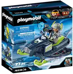 Bol.com PLAYMOBIL Top Agents Arctic Rebels sneeuwscooter - 70235 aanbieding