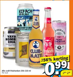 Albert Heijn Alle craft frisdranken aanbieding