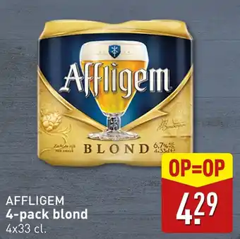 ALDI AFFLIGEM 4-pack blond aanbieding