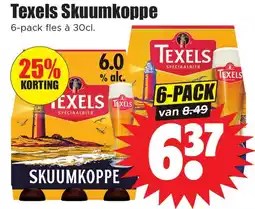 Dirk Texels Skuumkoppe aanbieding