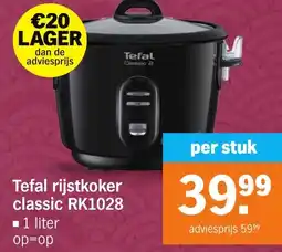 Albert Heijn Tefal rijstkoker classic RK1028 aanbieding