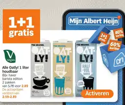 Albert Heijn Alle Oatly! houdbaar aanbieding