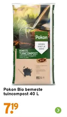 GAMMA Pokon Bio bemeste tuincompost aanbieding