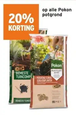 GAMMA op alle Pokon potgrond aanbieding