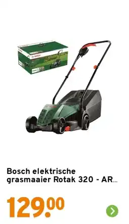 GAMMA Bosch elektrische grasmaaier Rotak 320 - AR aanbieding