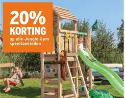 GAMMA op alle Jungle Gym speeltoestellen aanbieding