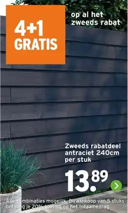 GAMMA op al het zweeds rabat aanbieding