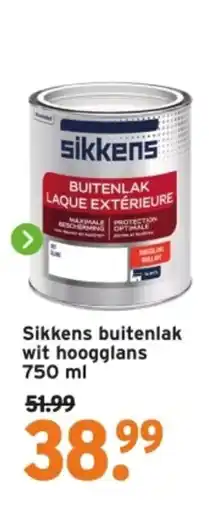 GAMMA Sikkens buitenlak wit hoogglans aanbieding