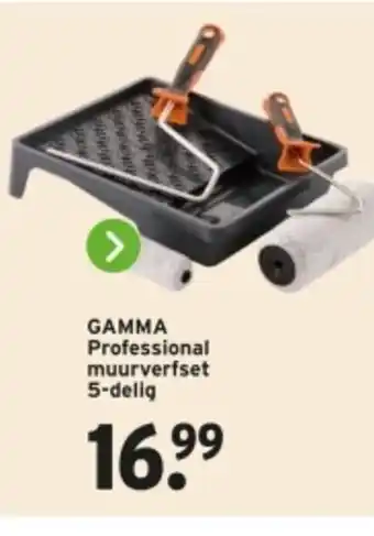 GAMMA GAMMA Professional muurverfset 5 delig aanbieding