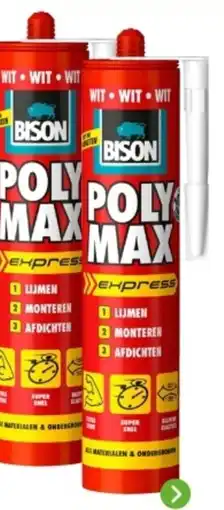 GAMMA Bison Polymax express duo kokers aanbieding