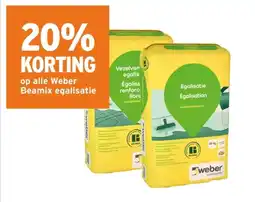 GAMMA op alle Weber Beamix egalisatie aanbieding