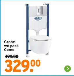 GAMMA Grohe wc pack Como aanbieding