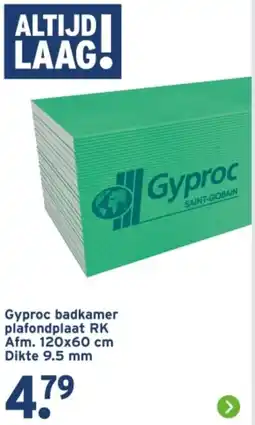 GAMMA Gyproc badkamer plafondplaat RK aanbieding